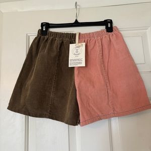Urban Renewal cord shorts NWT